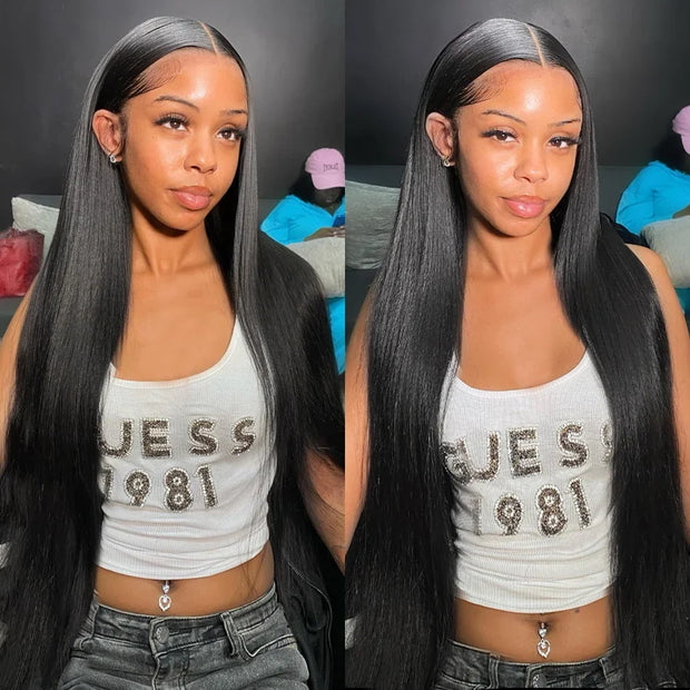 30 40Inch Straight 13x6 Hd Lace Front Wigs