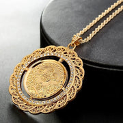 Turkish Coin Pendant Necklace