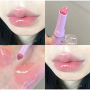 Jelly Lip Glaze Flower Mirror