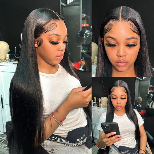 30 40Inch Straight 13x6 Hd Lace Front Wigs