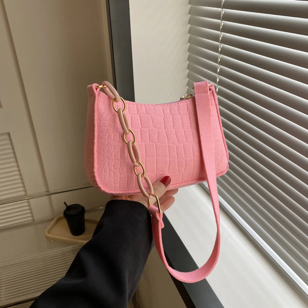 Fashion Felt Shoulder Bags